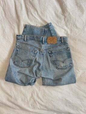 Vintage Levi’s 505 Jeans W34 L32 Light Wash Straight Leg 90s Denim Classic USA